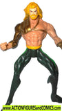 Total Justice JLA AQUAMAN 1995 gold dc universe fig