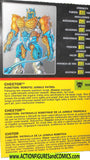 Transformers Beast Wars CHEETOR 1997 Canada tech spec