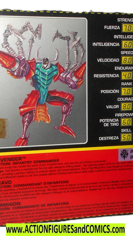 Transformers beast wars SCAVENGER Canada File Card inferno