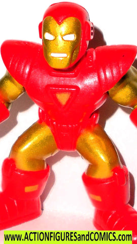 Marvel Super Hero Squad IRON MAN gold centurian silver