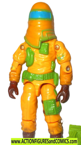 gi joe CLEAN SWEEP 1991 w helmet backpack eco