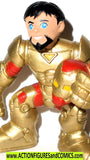 Marvel Super Hero Squad IRON MAN desert armor gold unmasked