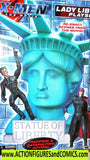 marvel legends STATUE of LIBERTY X-men movie lady moc mib