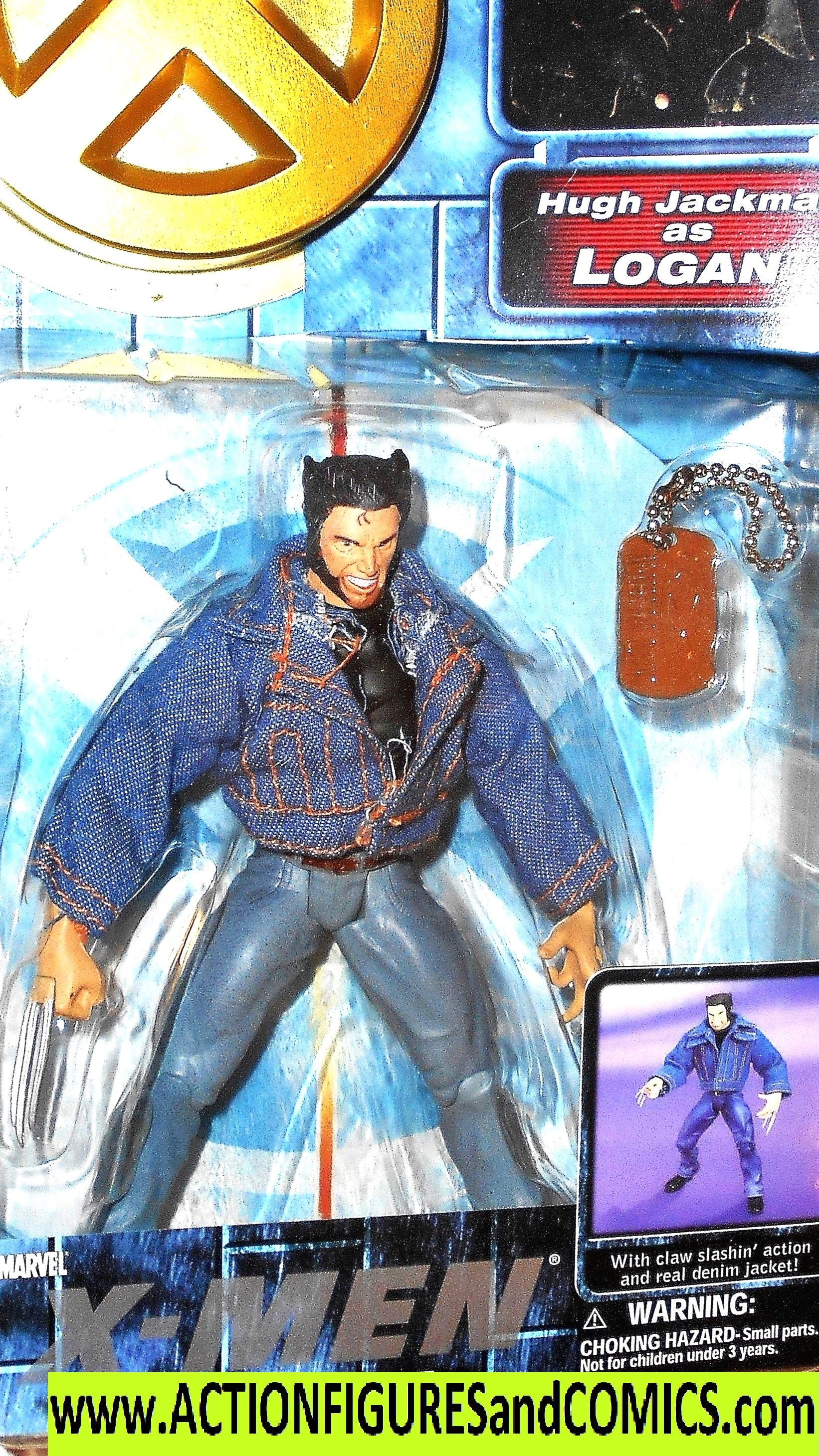 マーベル　トイビズ　ＸMEN　THE　MOVIE　LOGANローガン X-Men The Movie Logan & Rogue Action Figures Marvel Comics