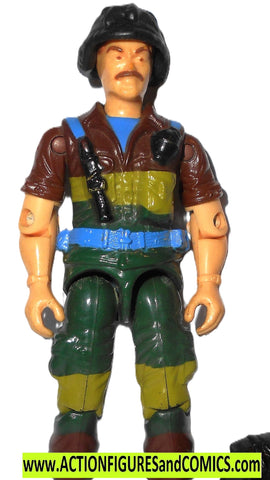 gi joe FOOTLOOSE 1989 w helmet backpack vintage gijoe