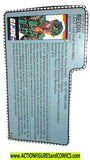 Gi joe RECOIL 1989 vintage gijoe with original File Card