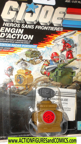 Gi joe RADAR STATION 1987 backpack french moc