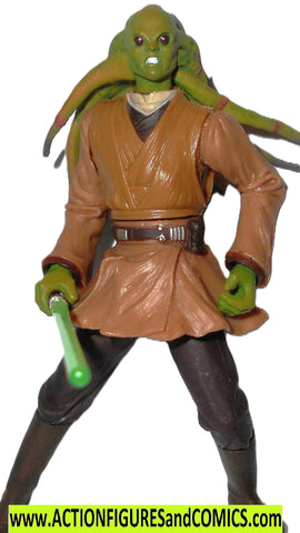 star wars action figures KIT FISTO 2002 aotc movie jedi