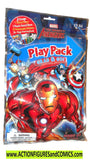 Marvel AVENGERS PLAY PACK 2013 stickers crayons moc mib