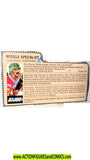 Gi joe BAZOOKA 1985 v1 100% COMPLETE file card