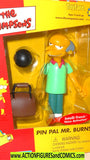 Simpsons MR BURNS pin pal toyfare bowling playmates moc mib