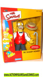 simpsons HOMER 2003 BE SHARP playmates moc mib