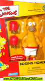 Simpsons HOMER BOXER toyfare bowling playmates moc mib