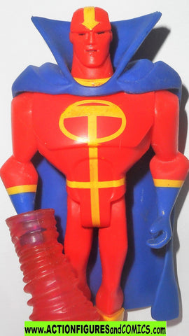 Justice league unlimited RED TORNADO dark blue cape whirl