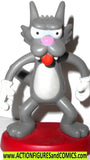 Simpsons ITCHY & SCRATCHY 2001 series 4 cat mouse wos fig