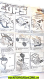 Cops 'n Crooks ROADSTER INSTRUCTIONS 1988 vintage part