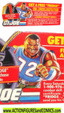 Gi joe FRIDGE PERRY 1986 vintage mail away insert