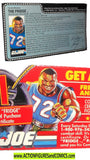 Gi joe FRIDGE PERRY 1986 vintage FILE CARD & POP