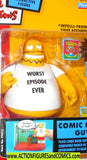 Simpsons COMIC BOOK GUY 2004 wave 15 wos playmates moc