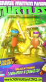 teenage mutant ninja turtles LEO & DONNY training moc