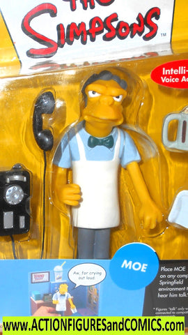 simpsons MOE series 3 2002 playmates bartender moc