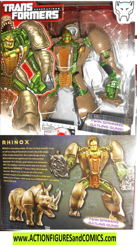 transformers RHINOX 2013 Beast wars generations chug moc mib