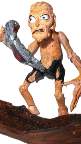 Lord of the Rings GOLLUM 1998 Toy Vault Hobbit seagol