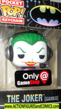 Funko Pop dc universe JOKER Gamer keychain 2 moc mib