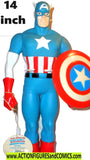 Marvel Hamilton CAPTAIN AMERICA 14 inch vinyl 1990 Gifts Presents