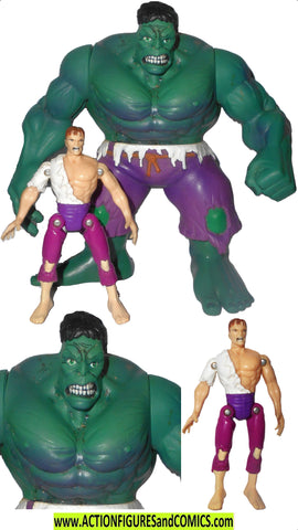 Hulk toy biz SAVAGE HULK & Bruce Banner 1996 Marvel