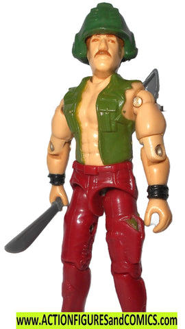 Gi joe WILD CARD 1988 100% Complete mean dog
