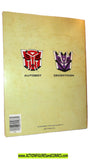 Transformers COLORING BOOK 1985 marvel book 8