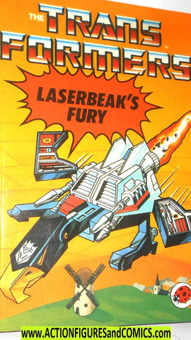 Transformers LASERBEAK's FURY 1985 book vintage