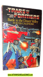Transformers POSTER CALENDER Fold out book 1985