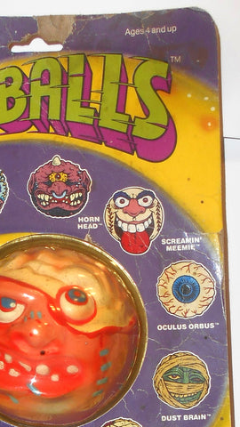 SF・ファンタジー・ホラー 1986s/MADBALLS/DUST BRAIN/AmToy Madballs 1985 BASH BRAIN amtoy vintage sports moc