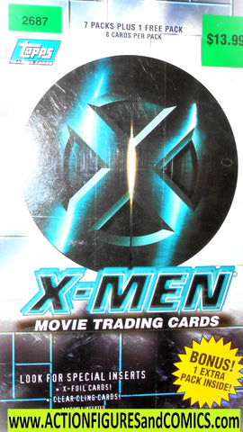 X-MEN 2000 Trading Card SEALED case 8 packs moc mib