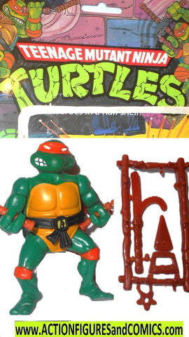 teenage mutant ninja turtles MICHAELANGELO 1988 w FULL card