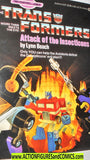 Transformers ATTACK of the INSECTICONS 1985 book vintage