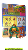 teenage mutant ninja turtles MICHAELANGELO 1988 w FULL card