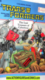 Transformers COLORING BOOK 1985 marvel book dinobots