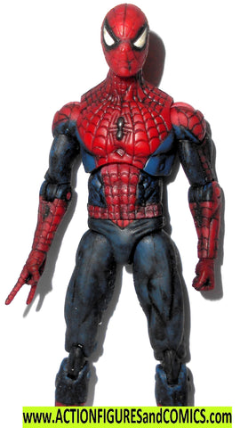 marvel universe SPIDER-MAN 2009 wave 1 32 dark blue variant