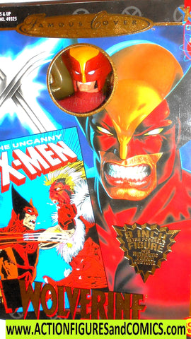 Marvel Famous Covers WOLVERINE 1998 X-men toybiz Brown moc