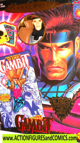 Marvel Famous Covers GAMBIT 1998 X-men toybiz Brown moc