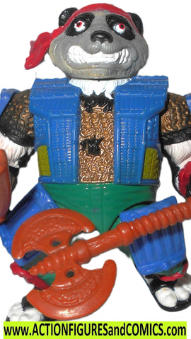 teenage mutant ninja turtles PANDA KHAN 1990 vintage wwea