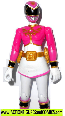 Power Rangers PINK RANGER 4 inch megaforce bandai