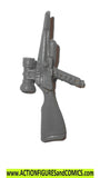 Gi joe DEEP SIX 1989 gun v2 gray vintage weapon part
