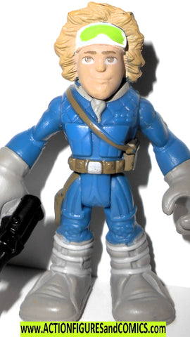 STAR WARS galactic heroes HAN SOLO Hoth BLUE exclusive