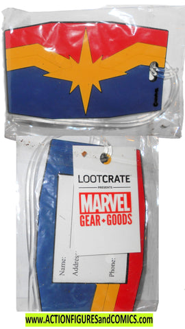 Marvel CAPTAIN MARVEL lootcrate luggage tag 2019