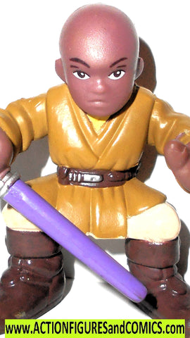 STAR WARS galactic heroes MACE WINDU 2 pvc jedi master