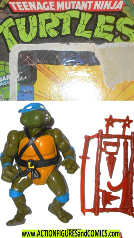 teenage mutant ninja turtles LEONARDO 1988 w FULL card